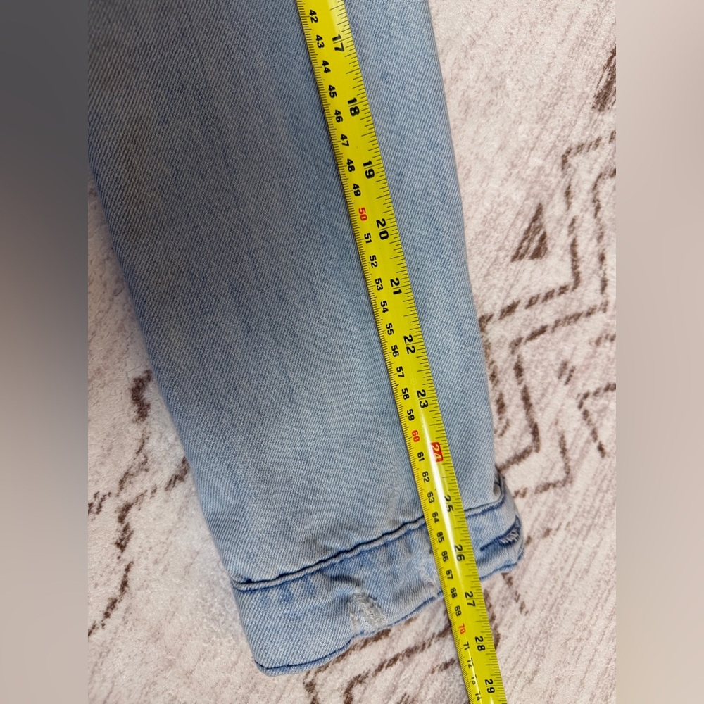 JayWalker Light Blue Distressed Denim Trucker Jacket - Picture 12 of 12